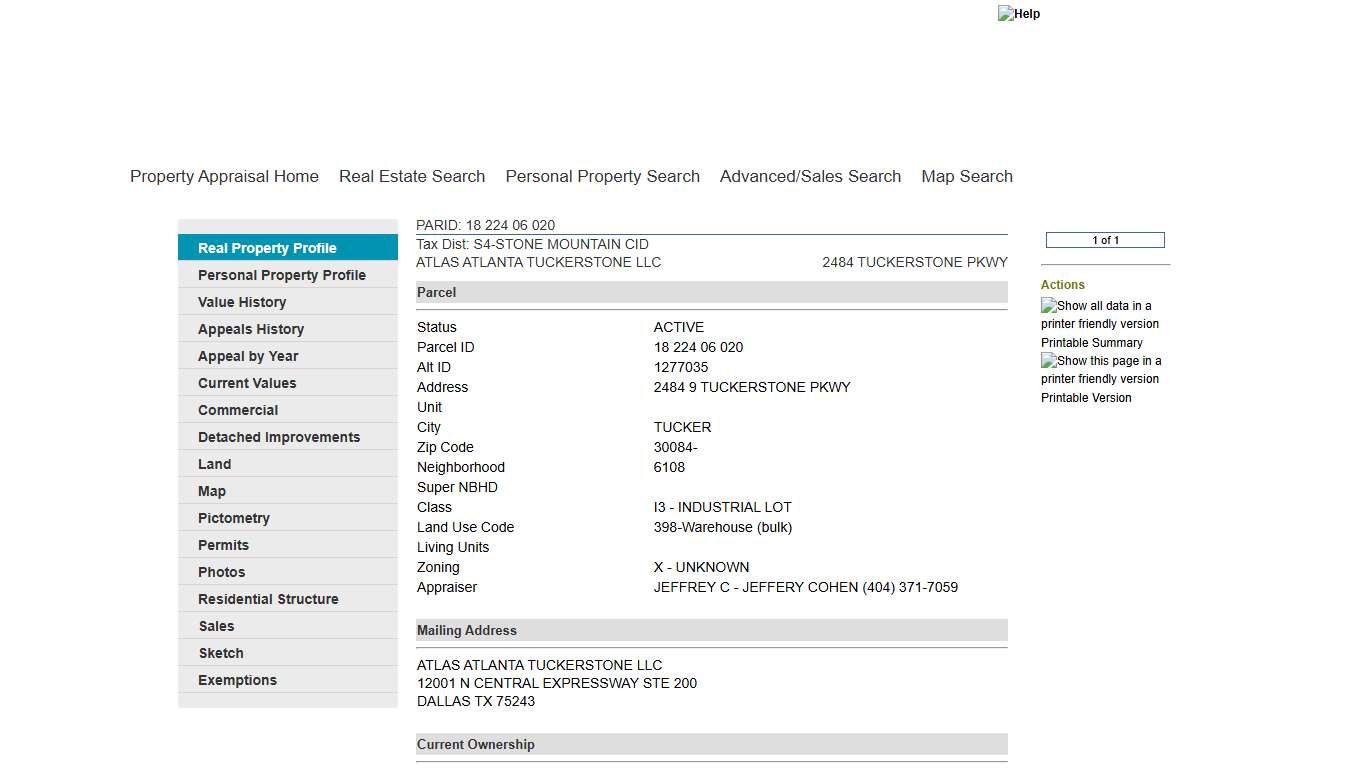 DeKalb County Property Appraisal